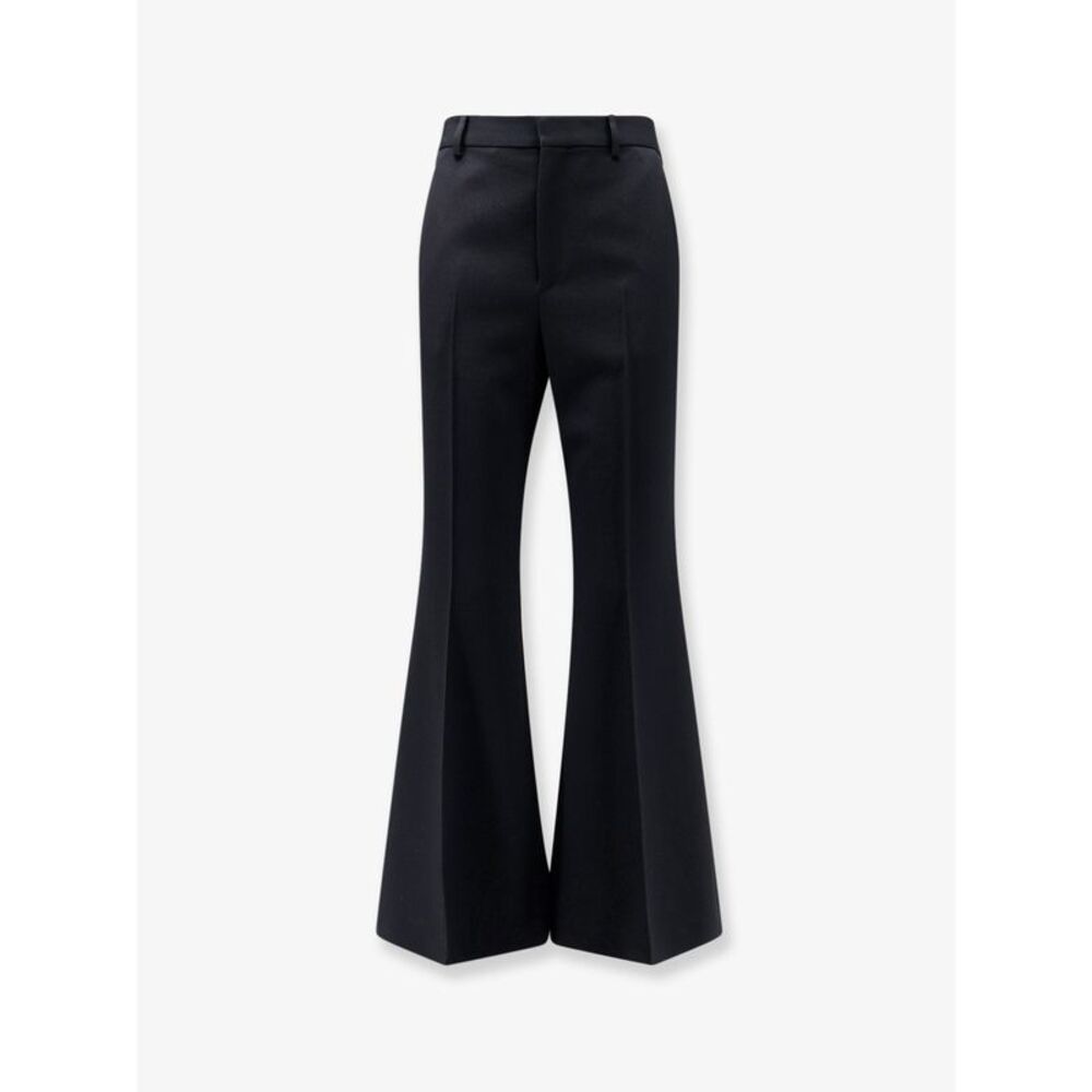 Celine Women Flared Wool Trousers